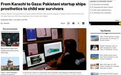 From Karachi to Gaza: Pakistani startup ships prosthetics to child war survivors
