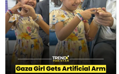 Gaza girl gets Artificial Arm Through Pakistani – Jordanian collaboration